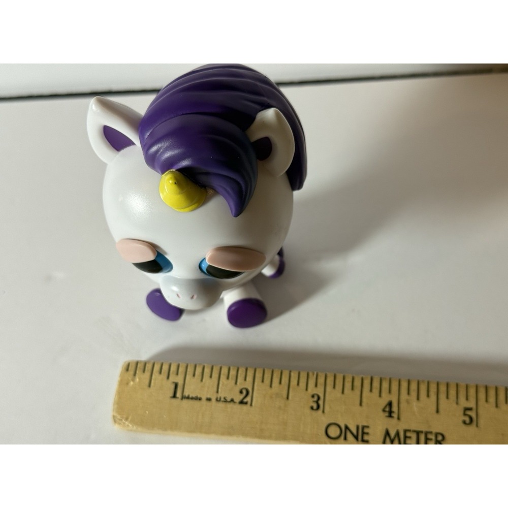 Feisty Pets Glenda Glitterpoop Unicorn 4" Vinyl Figure Face Changing Toy - Picture 5 of 9